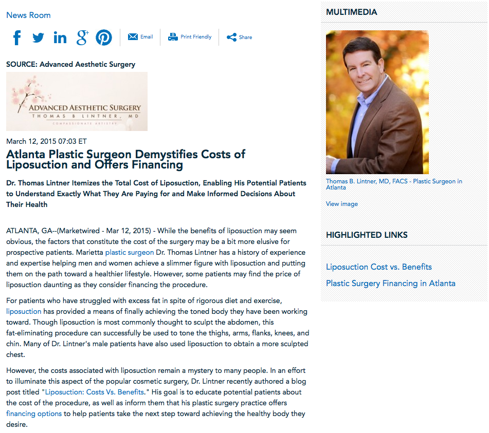 free atlanta plastic surgery cost